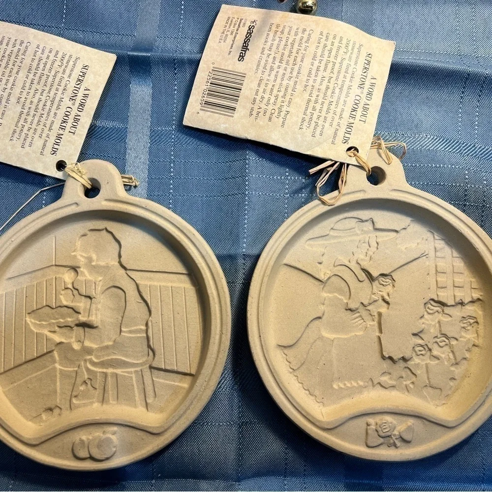 Vintage cookie stones by sassafras enterprises made in the USA 1993